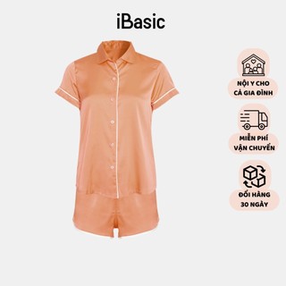 Đồ mặc nhà nữ satin iBasic HOMY003-1