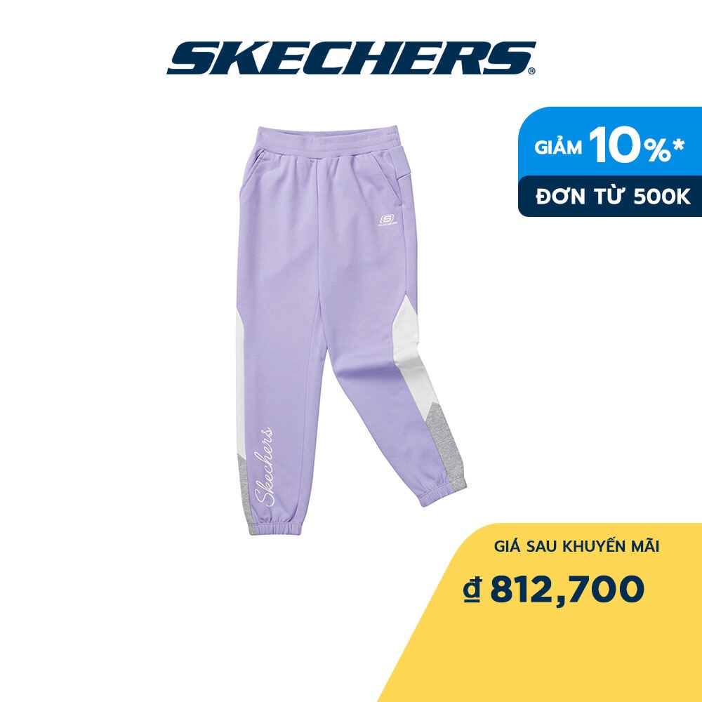 Skechers Bé Gái Quần Thể Thao Đi Học, Đi Bộ, Hằng Ngày - L123G051-005U