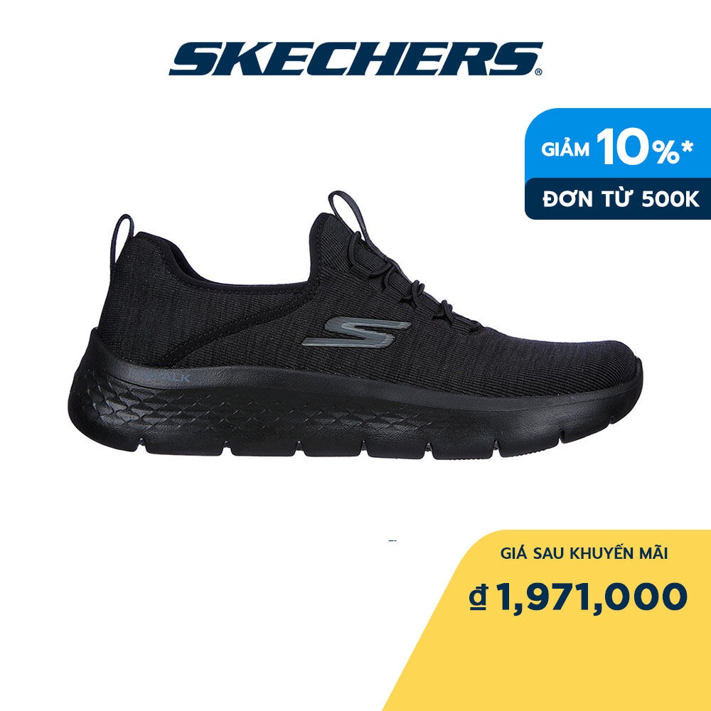 Skechers Nữ Giày Thể Thao Đi Bộ GOwalk Flex Lucy Walking Air-Cooled Goga Mat Flex, Ortholite, Ultra Go - 124956-BBK