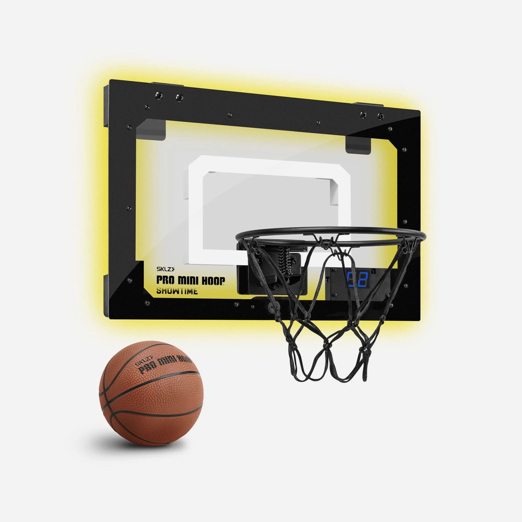 Banh bóng rổ Sklz Pro Mini Hoop Swish Foam Ball - Black/Silver - 10840