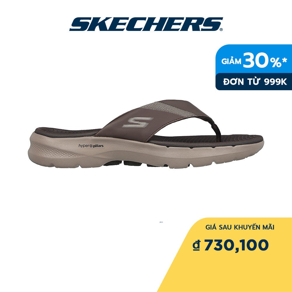 Skechers Nam Dép Xỏ Ngón Thường Ngày, Đi Học, Đi Làm On-The-GO GOwalk 6 - 894212-CHOC (Skechers_Live)