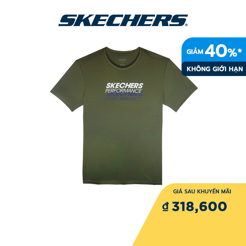 Skechers Nam Áo Thun Tay Ngắn Thường Ngày Performance - SP22Q4M432-008B