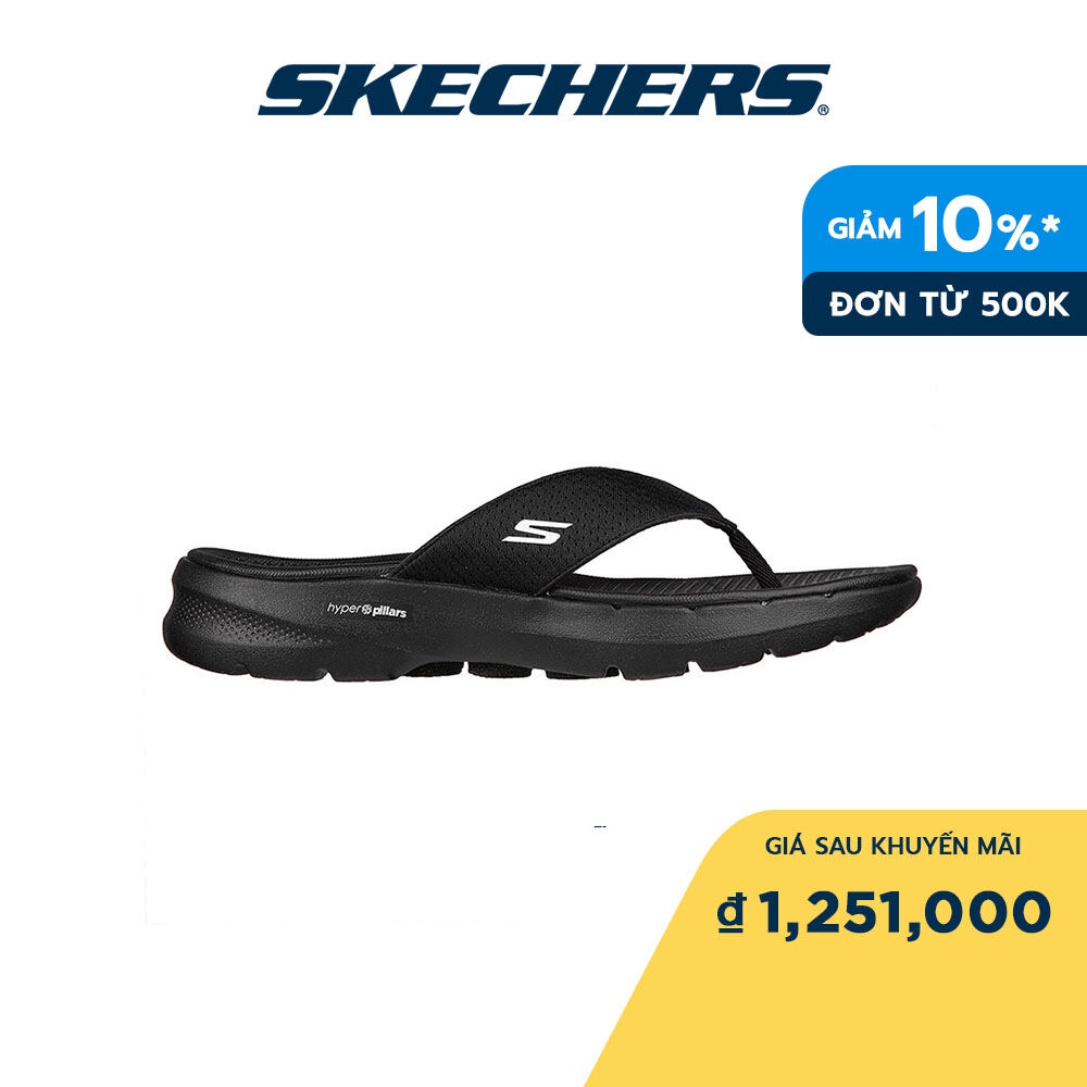 Skechers Nam Dép Xỏ Ngón Đi Bộ On-The-GO GOwalk 6 Walking - 229129-BKW (Skechers_Live)