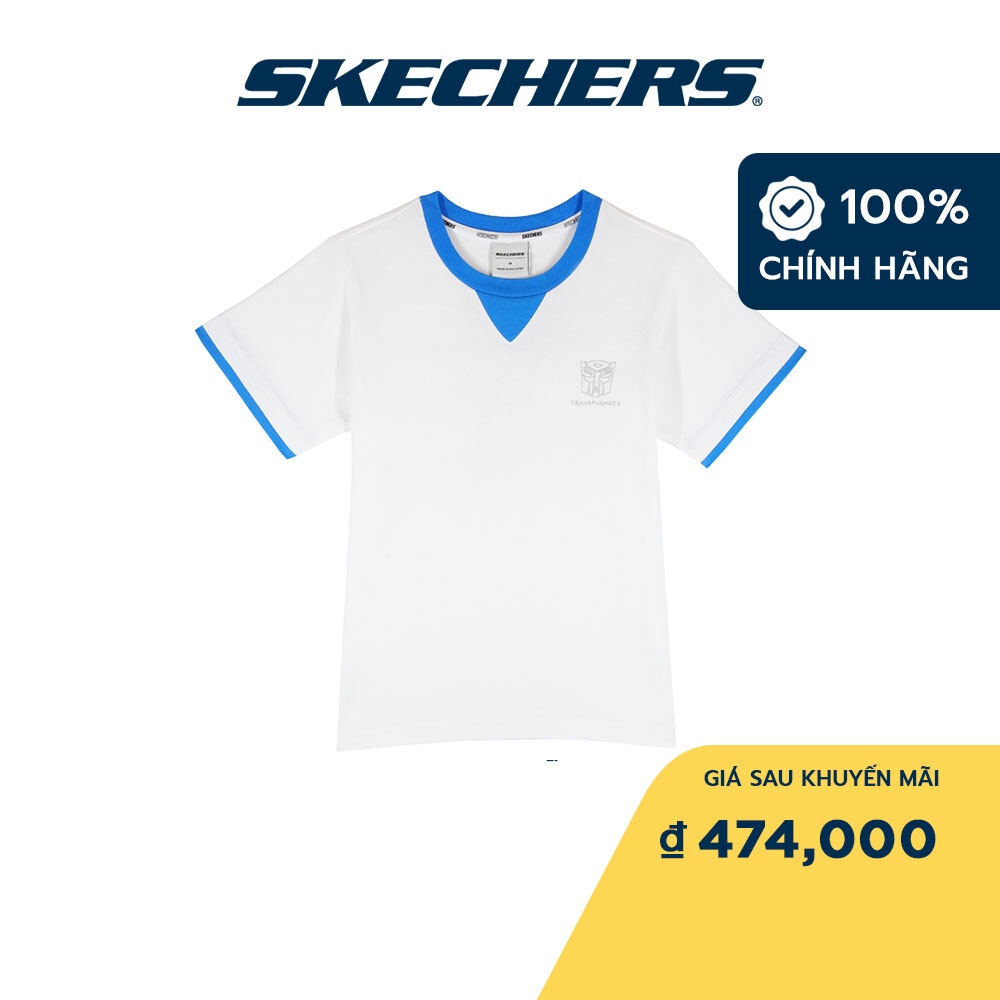 Skechers Trẻ Em Áo Thun Tay Ngắn Thường Ngày Transformers - SL223K253-00GK