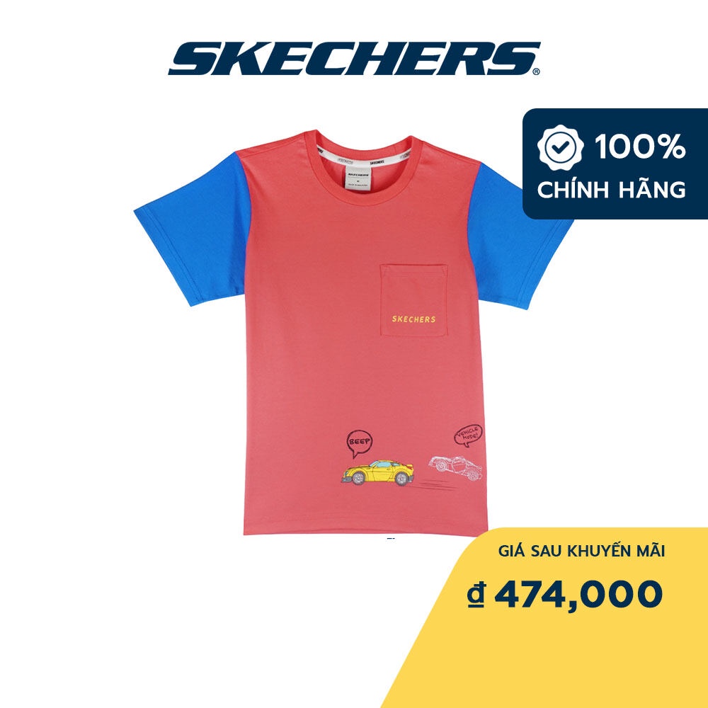 Skechers Trẻ Em Áo Thun Tay Ngắn Thường Ngày Transformers - SL223K251-01N1