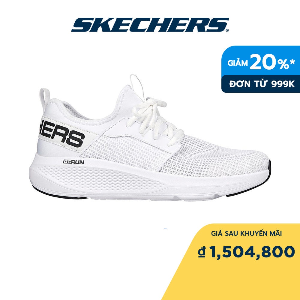 Skechers Nam Giày Thể Thao Chạy Bộ GOrun Elevate Running Air-Cooled Goga Mat - 220329-WHT