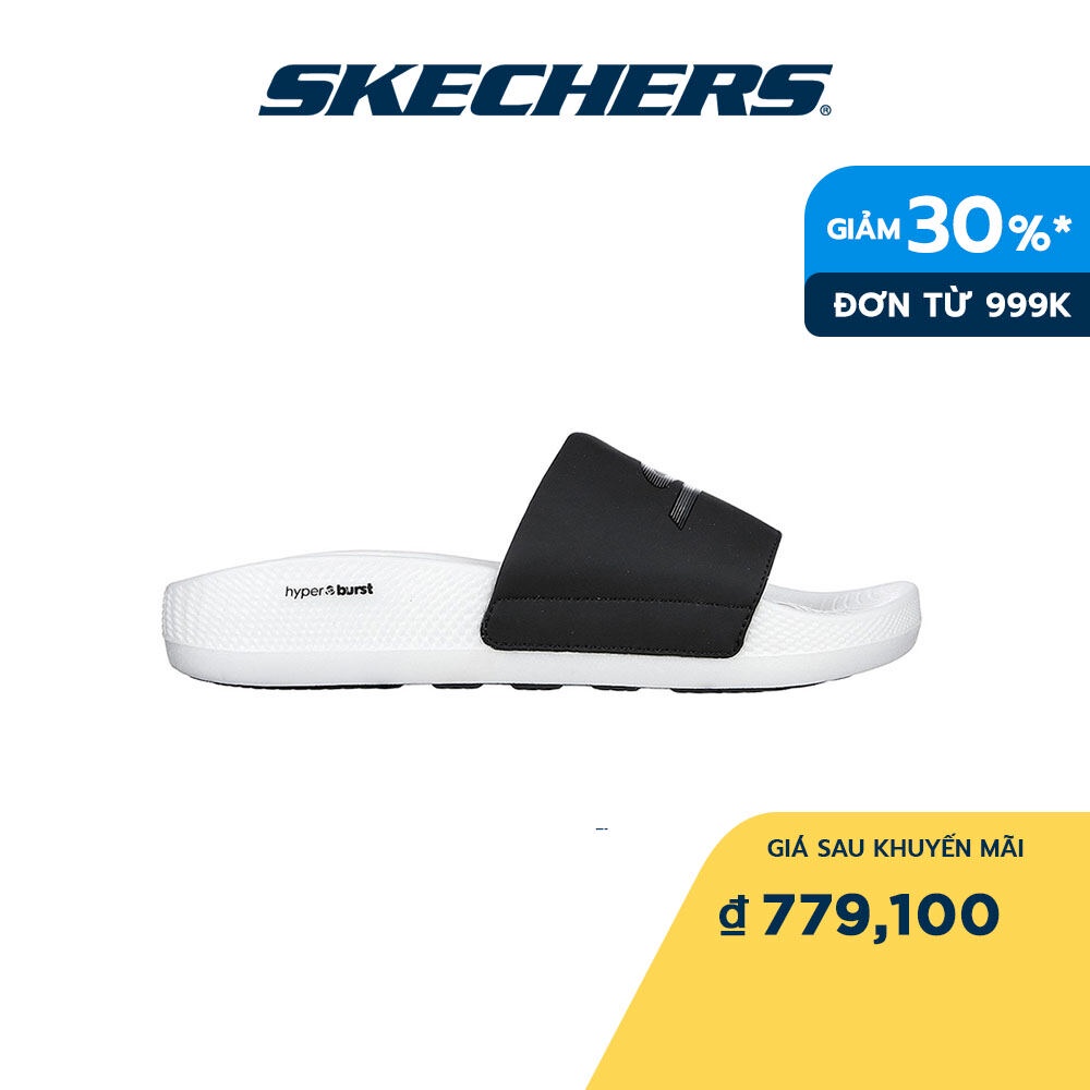 Skechers Nữ Dép Quai Ngang Đi Học, Đi Làm On-The-GO Hyper Slide - 140448-BKW (Skechers_Live)