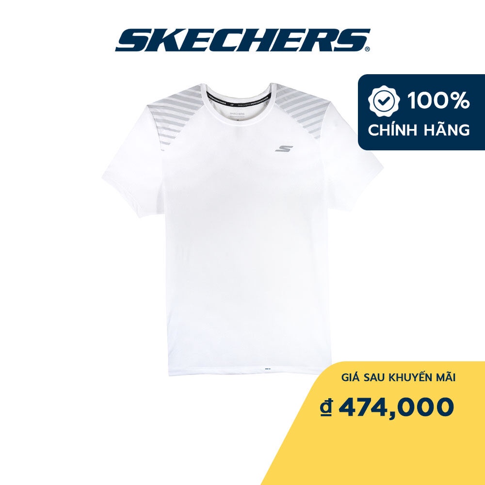 Skechers Nam Áo Thun Tay Ngắn Chạy Bộ Thường Ngày Performance Running - SP22Q4M422-00JA