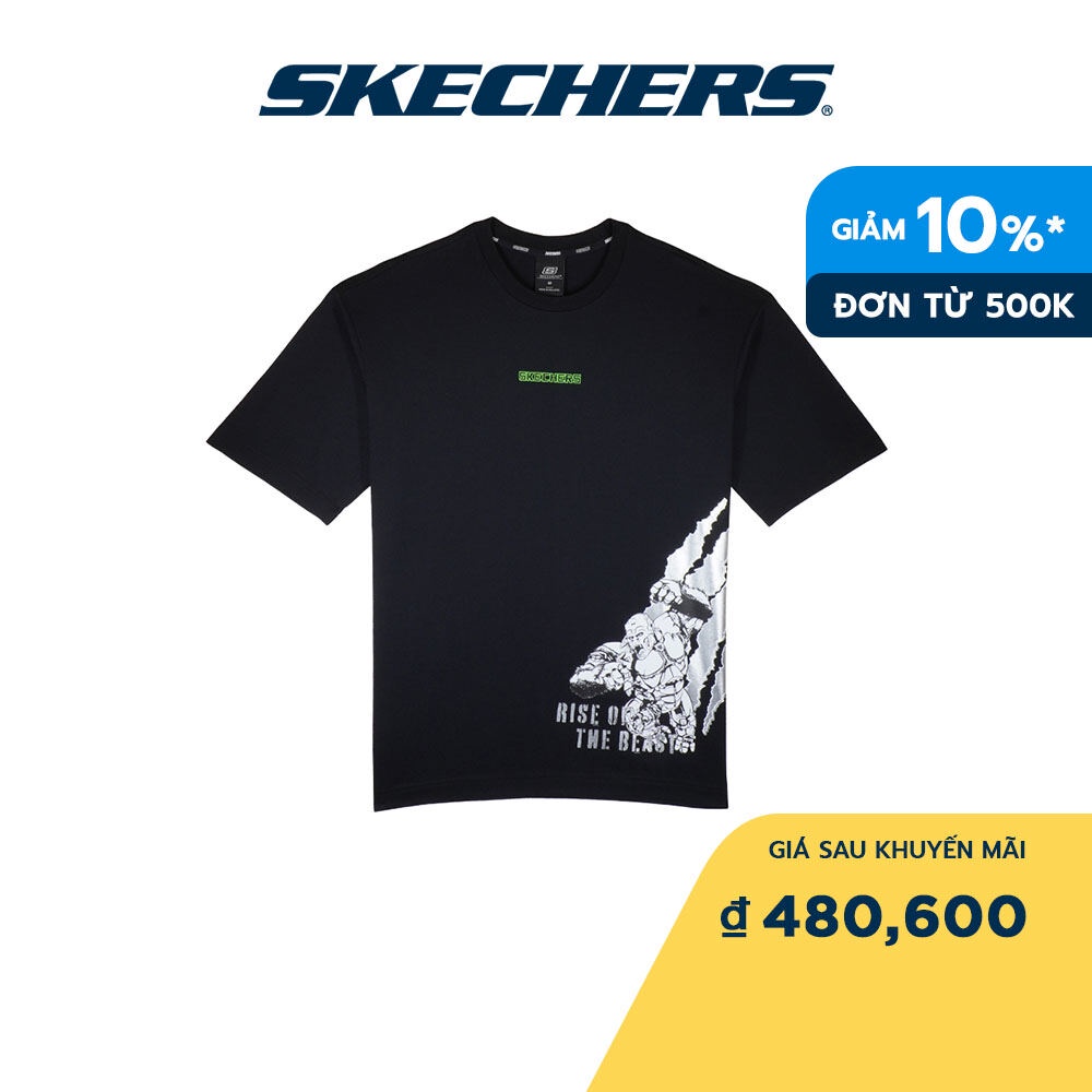 Skechers Unisex Áo Thun Tay Ngắn Thường Ngày Transformers - SL223U241-02L2