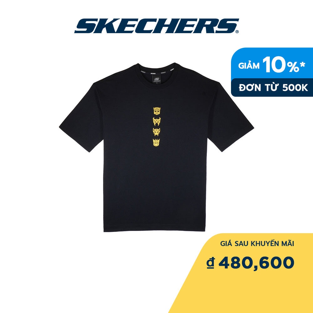 Skechers Unisex Áo Thun Tay Ngắn Thường Ngày Transformers - SL223U235-02L2