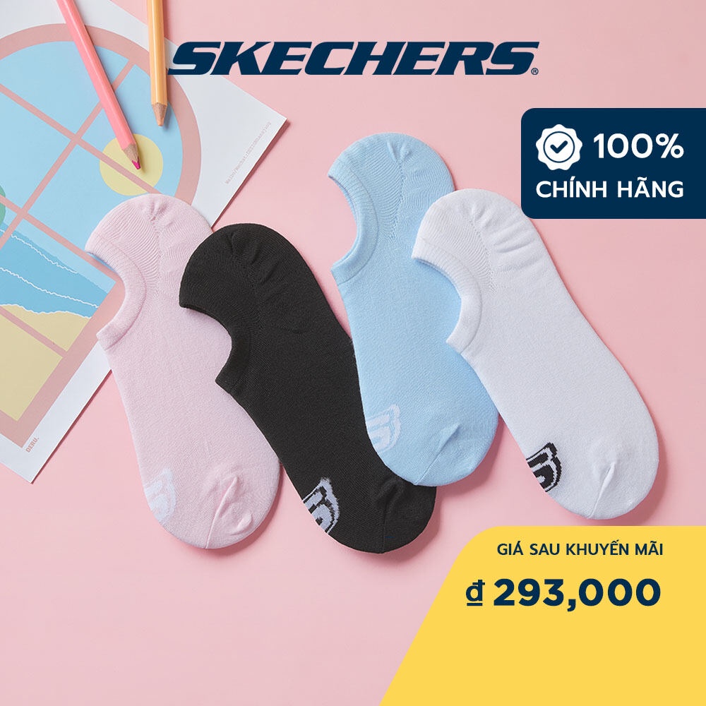 Skechers Nữ Vớ, Tất Thường Ngày Colorful S Collection - L320W185-00ZR (Skechers_Live)