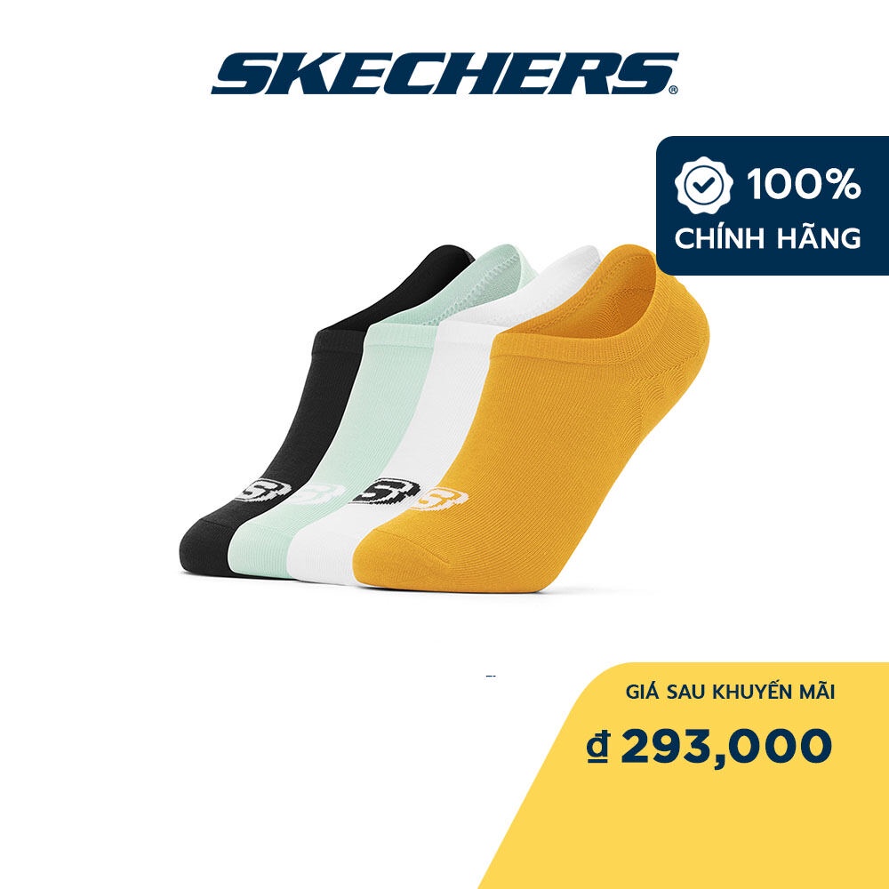 Skechers Nữ Vớ, Tất Thường Ngày Colorful S Collection - L320W185-0101 (Skechers_Live)