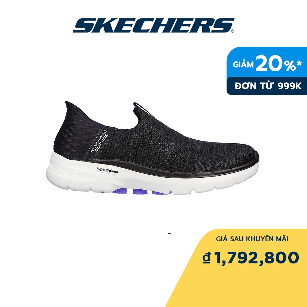 Skechers Nữ Giày Thể Thao GOWalk 6 Slip-Ins - 124569-BKLV