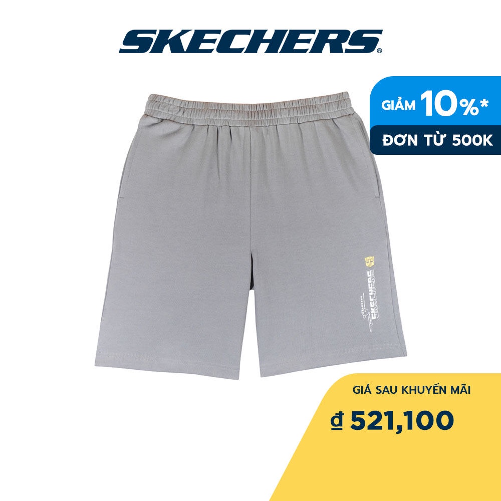 Skechers Nam Quần Short, Quần Đùi Thể Thao Thường Ngày Transformers - SL223M238-NODR