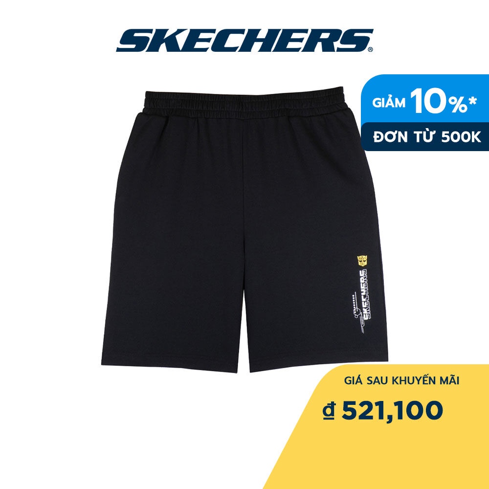 Skechers Nam Quần Short, Quần Đùi Thể Thao Thường Ngày Transformers - SL223M238-02L2