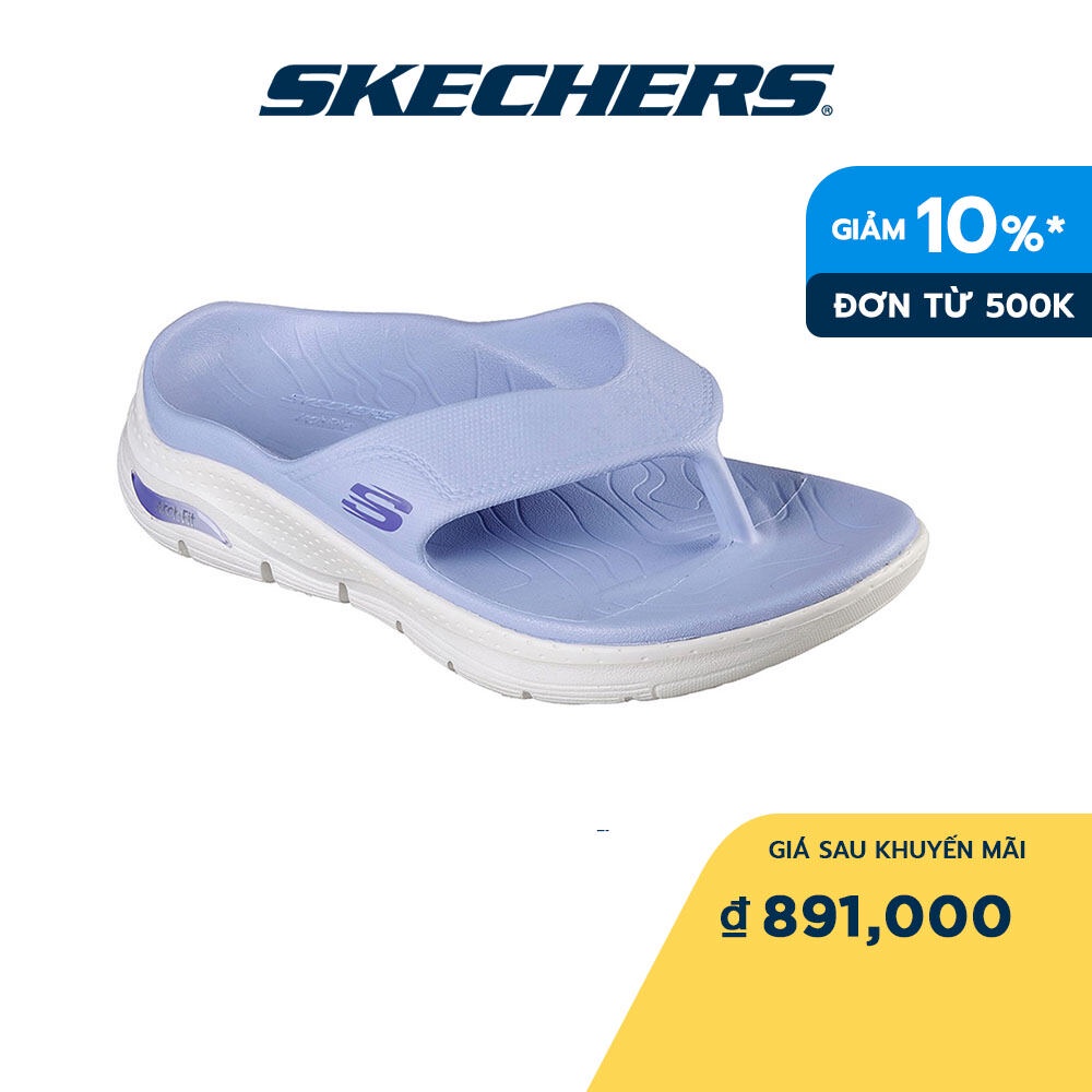 Skechers Nữ Dép Xỏ Ngón Đi Bộ Foamies Arch Fit Lifestyle Walking Arch Fit, Dual-Density, Machine Washable - 111407-LAV