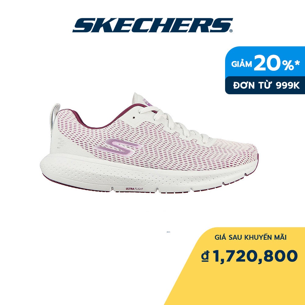 Skechers Nữ Giày Thể Thao Tech Running GORun Supersonic - 172031-WHT (Skechers_Live)