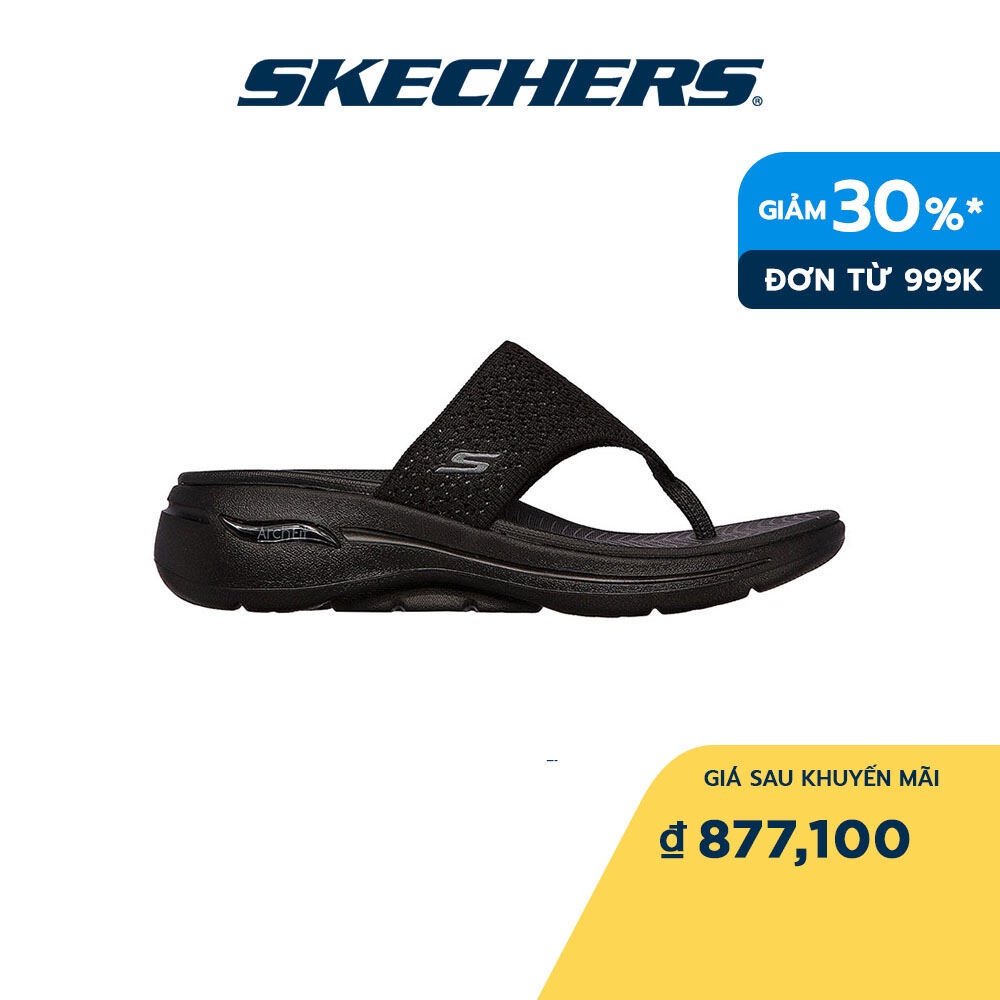 Skechers Nữ Dép Xỏ Ngón Thường Ngày, Đi Học, Đi Làm On-The-GO GOwalk Arch Fit - 140221-BBK