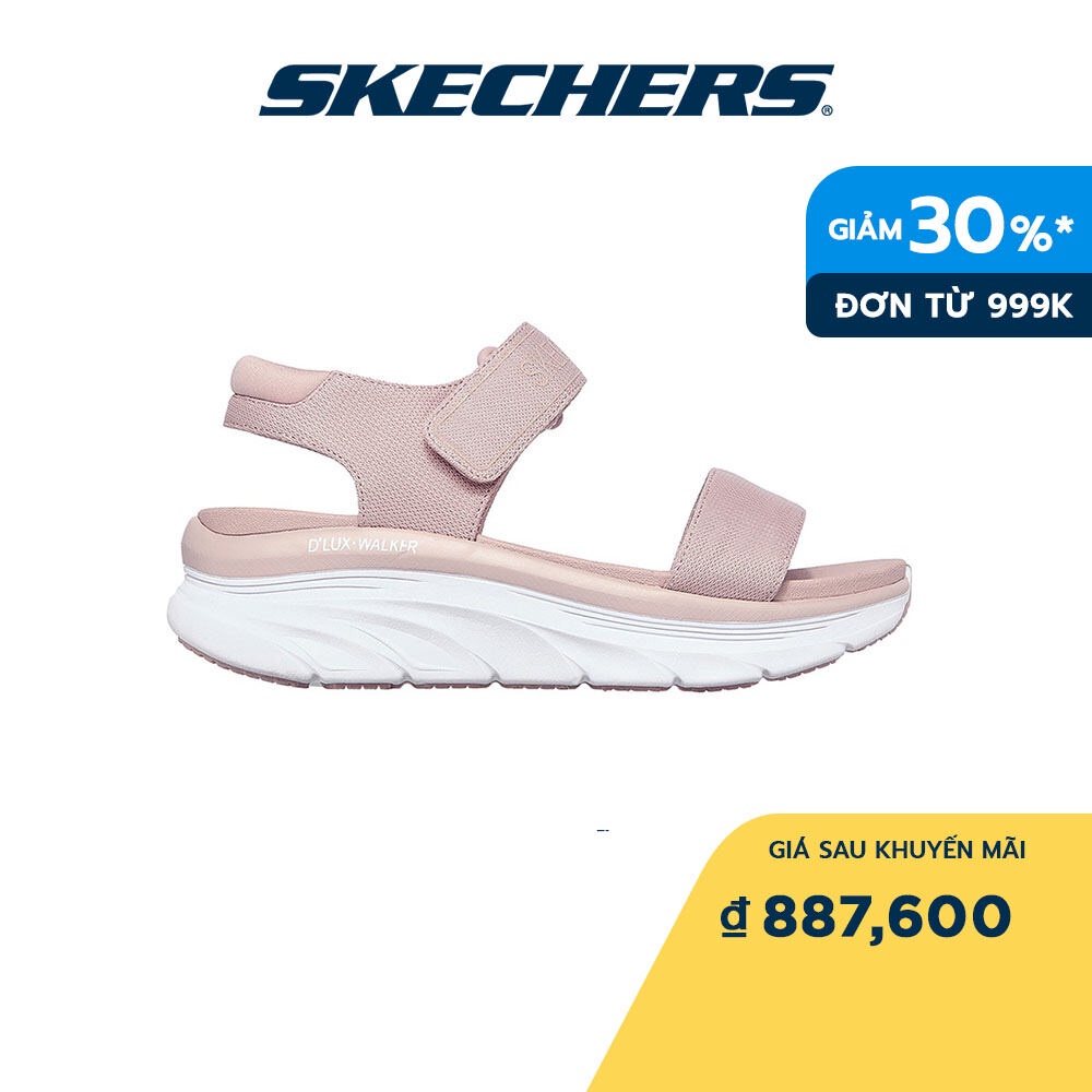Skechers Nữ Xăng Đan Cali D'Lux Walker New Block Machine Washable, Relaxed Fit, Luxe Foam - 119226-BLSH