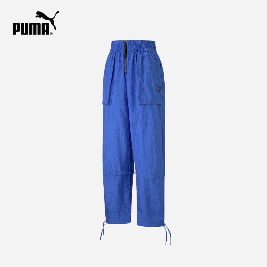 Quần dài thể thao nữ Puma Dare To High Rise Woven Royal - 53834192