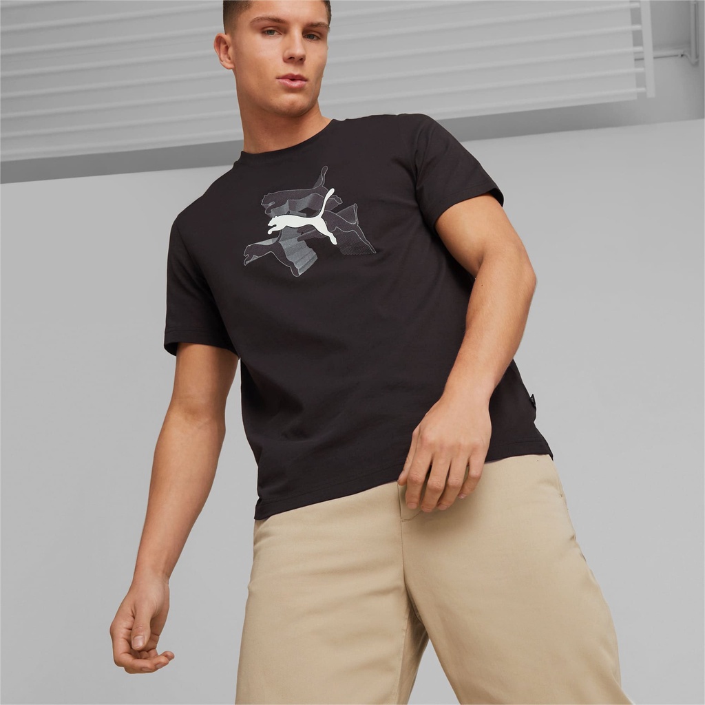 Áo thun thể thao nam Puma Graphics Reflective - 67448701