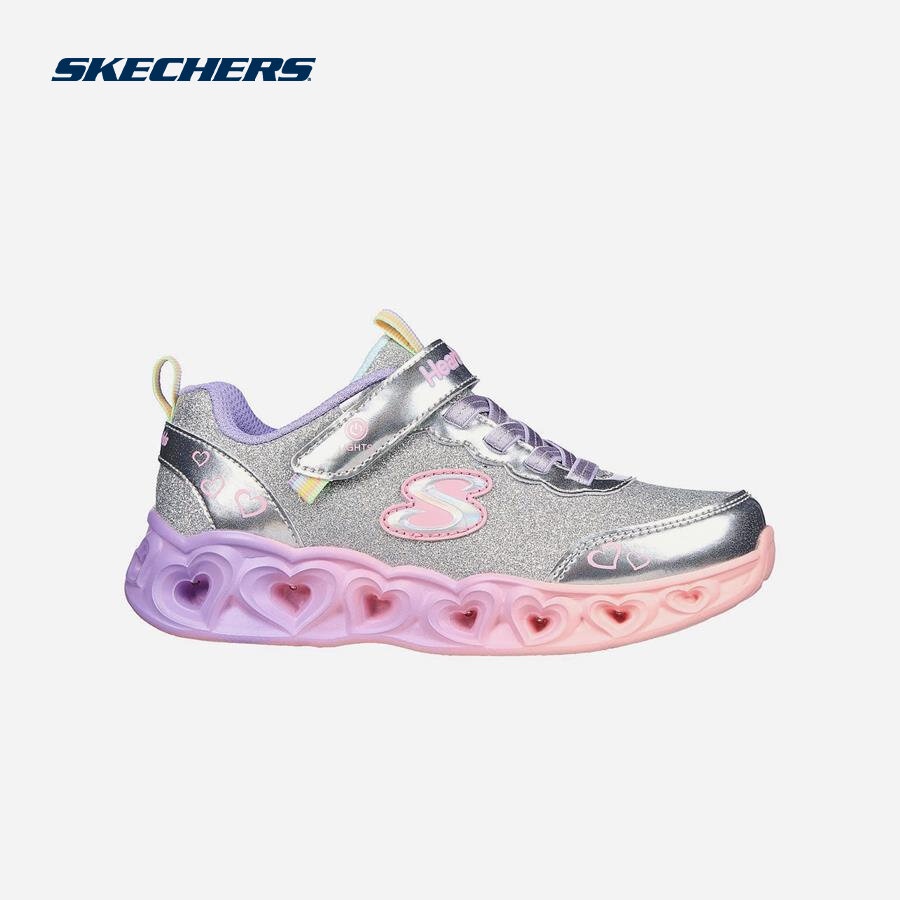 Giày thể thao bé gái Skechers Heart Lights - 302684L-SMLT