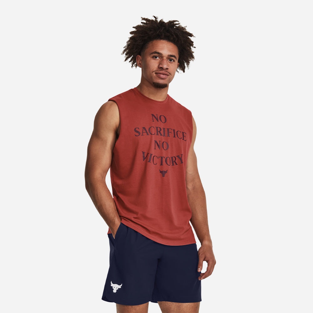 Áo ba lỗ thể thao nam Under Armour Pjt Rock Sms Sl - 1380180-635