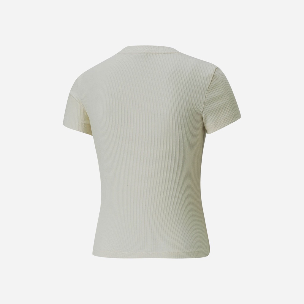 Áo thun thể thao nữ Puma Classics Ribbed Slim - 53568999