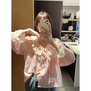 Hàng Sẵn Sàng◆Áo Kiểu Dáng Rộng Cao Cấp Thêu Họa Tiết Mật Ong Phong Cách Phương Tây Thiết Kế Mới