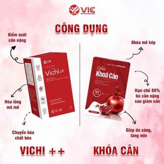 Siêu phẩm giảm cân vichi+ tặng kèm khoá cân giảm cấp tốc tú_store