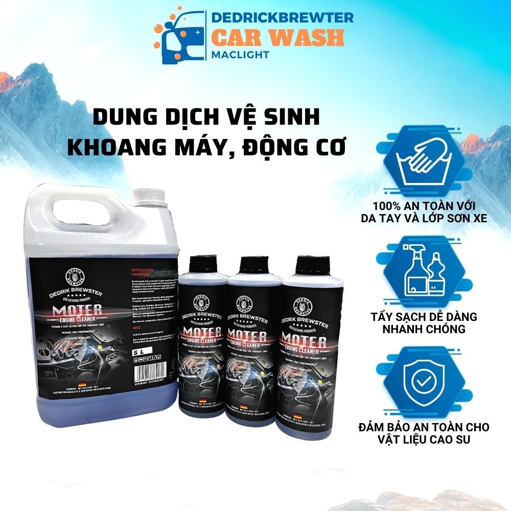 Dung Dịch Rửa Xe Nước Tẩy Rửa Vệ Sinh Khoang Máy Động Cơ Ô Tô Xe Máy Công Nghệ Đức DEDRIK BREWSTER - 5L