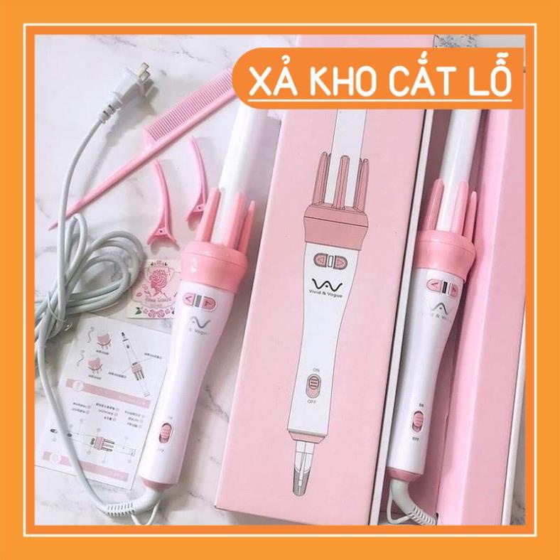 Máy Quấn Tóc Tự Động Chất Liệu Gốm Sứ Đường Kính Uốn 28mm, Máy Uốn Tóc Mini 3 Mức Nhiệt Bảo Hành 1 Đổi 1 anhdaoshop1