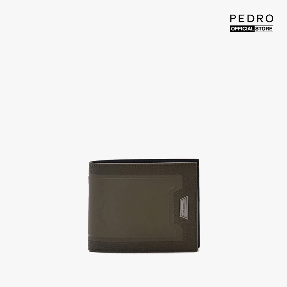 PEDRO - Ví nam dáng ngắn gập đôi Embossed Leather Bi-Fold PM4-15940242-37