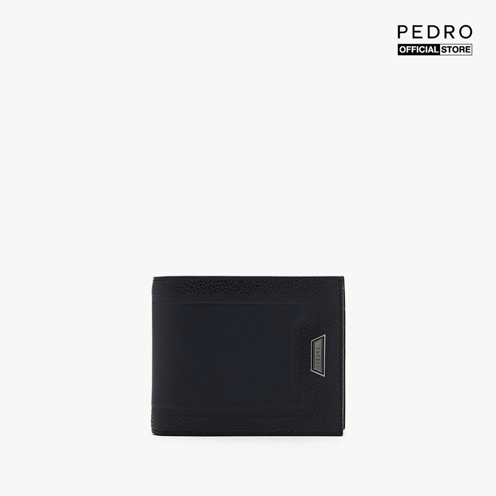 PEDRO - Ví nam dáng ngắn gập đôi Embossed Leather Bi-Fold PM4-15940242-01