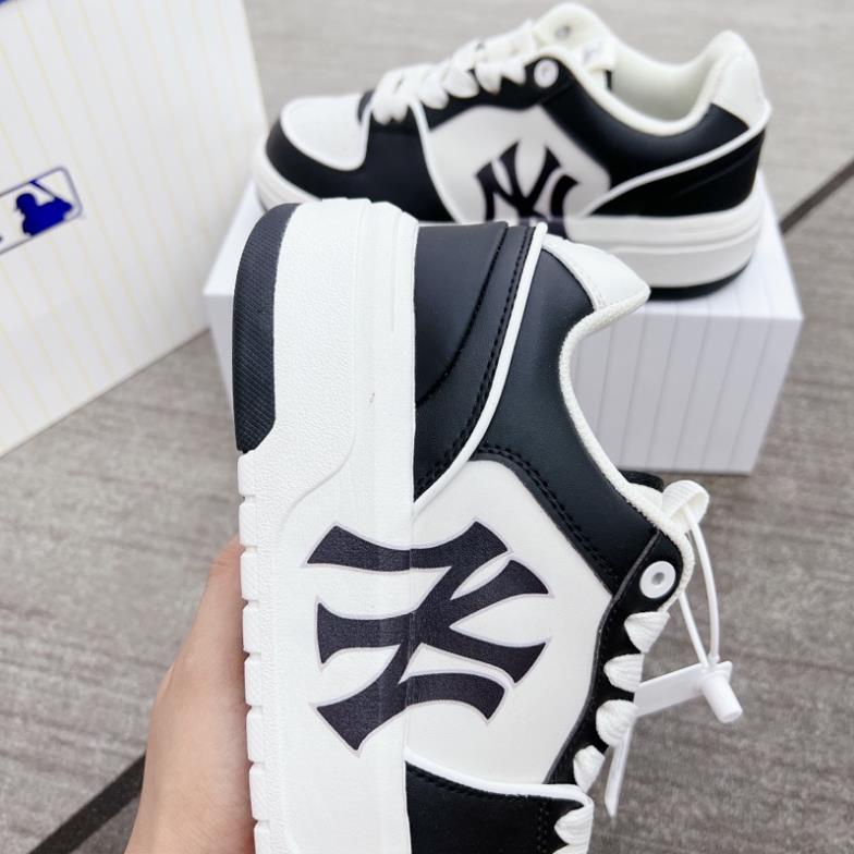 Giày Thể Thao Độn Đế Liner Đen Trắng