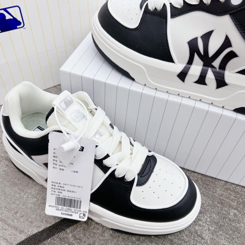 Giày Thể Thao Độn Đế Liner Đen Trắng