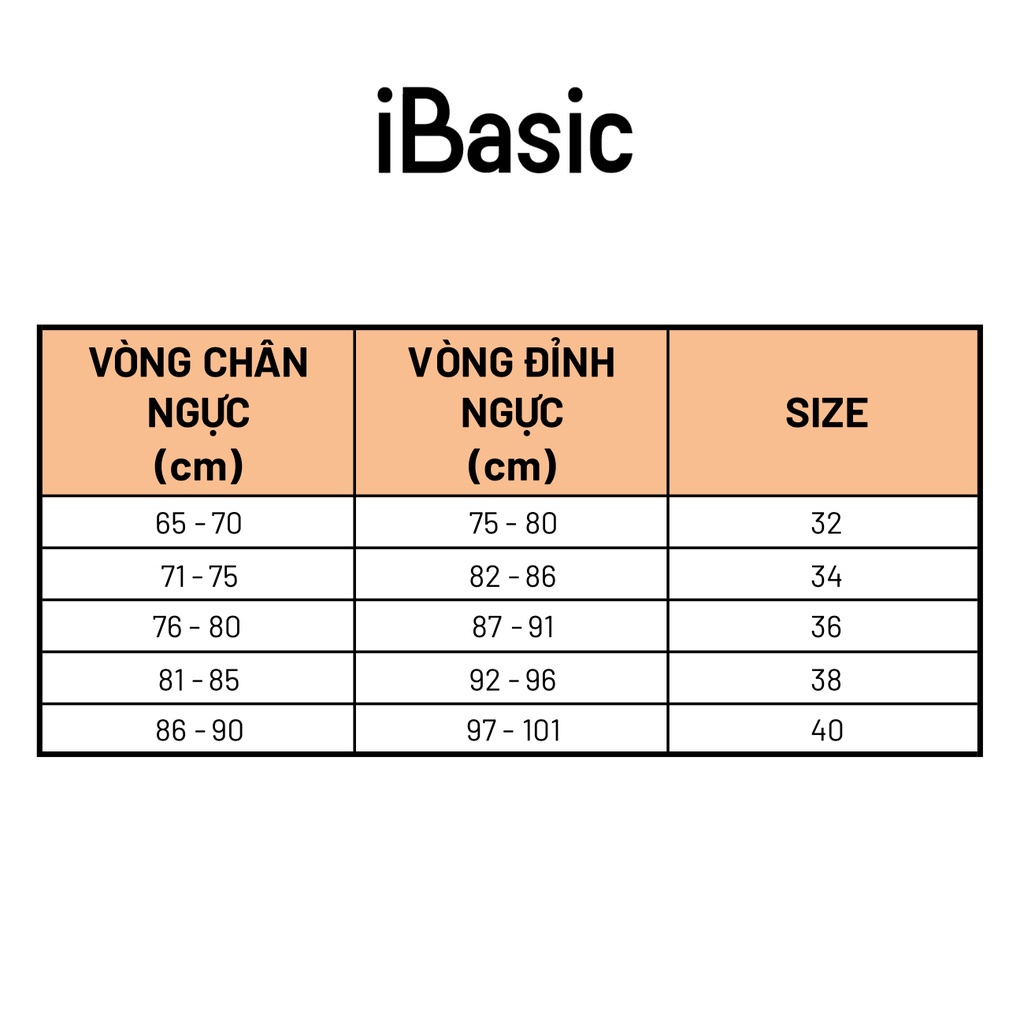 Pack 2 áo ngực không gọng không mút đệm cotton everyday iBasic BRAY035