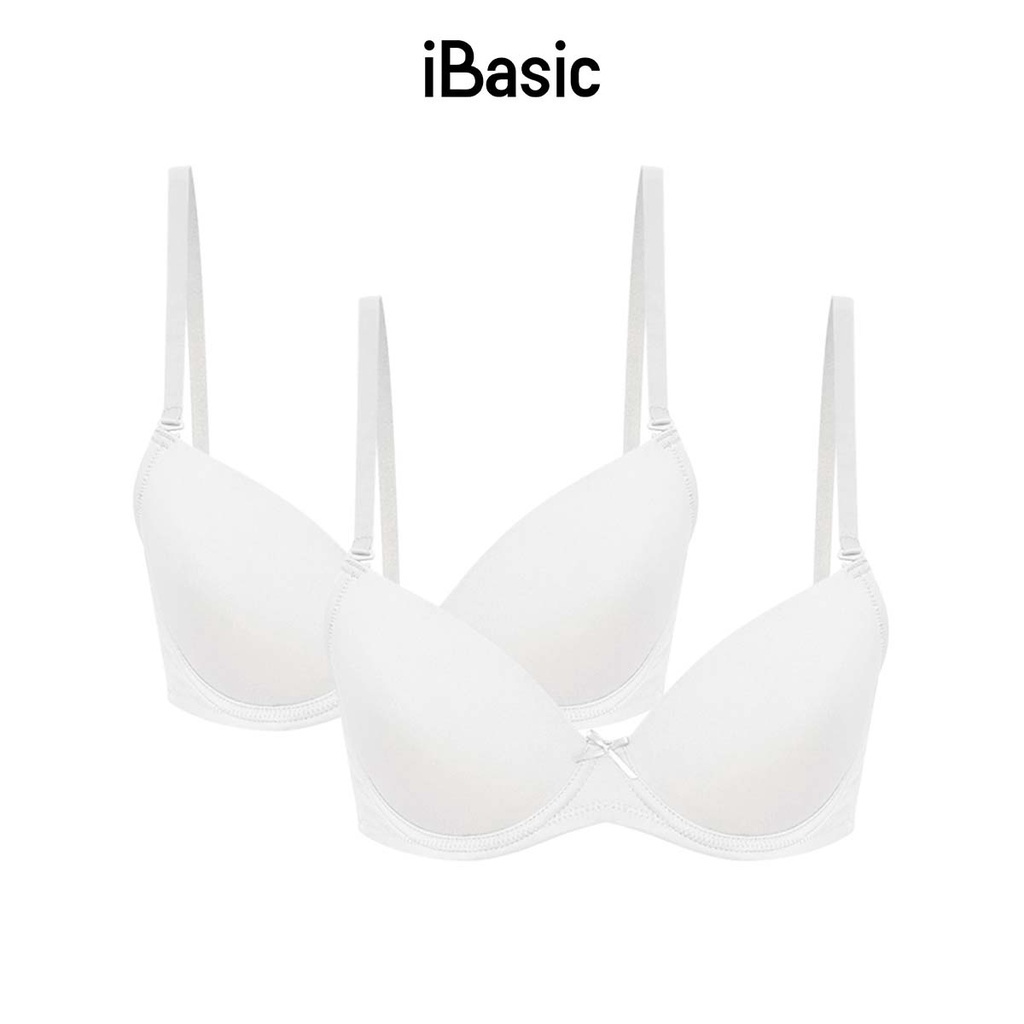 Combo 2 áo ngực có gọng mút vừa demi daily iBasic BRAW087