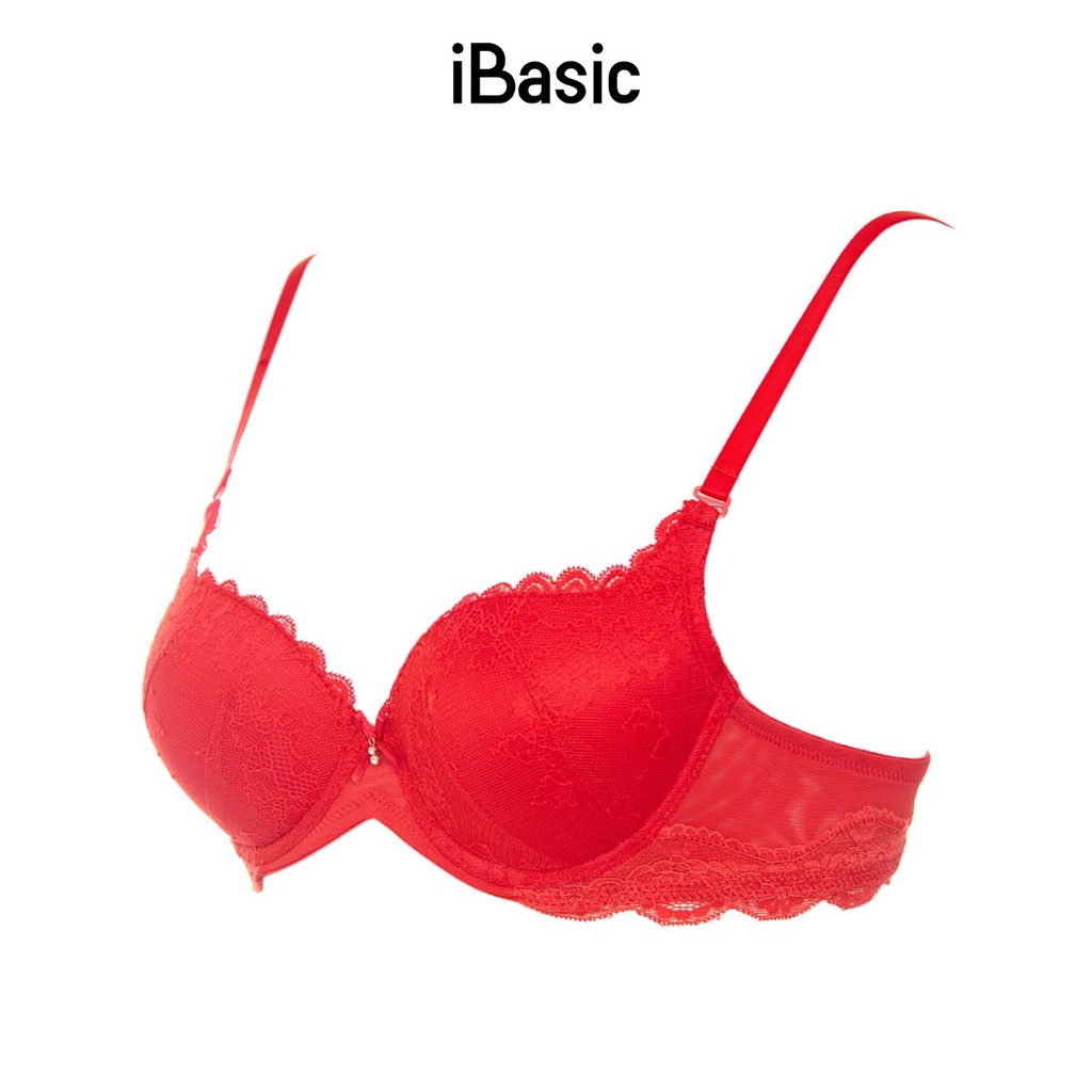 Áo ngực ren có gọng mút dày T-shirt iBasic BRAW073