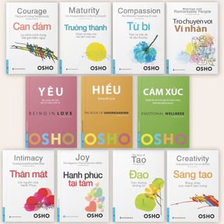 Sách - combo osho trọn bộ 11 cuốn - first news