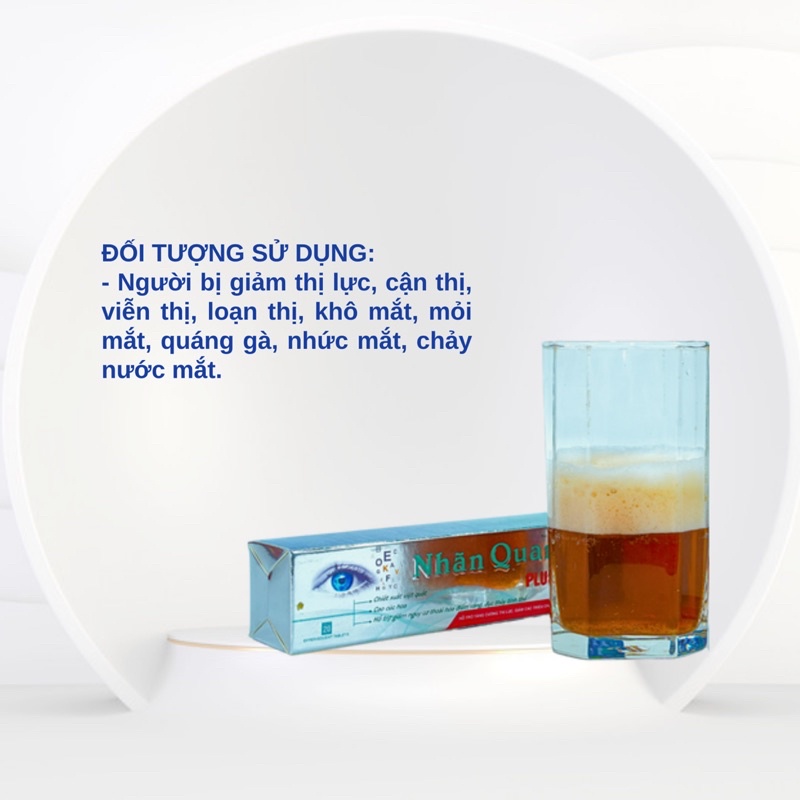 Viên Sủi Bổ Mắt Nhãn Quang Plus Giúp Tăng Cường Thị Lực Giảm Mờ Mắt Mỏi Mắt Chăm Sóc Sức Khoẻ Cho Mắt