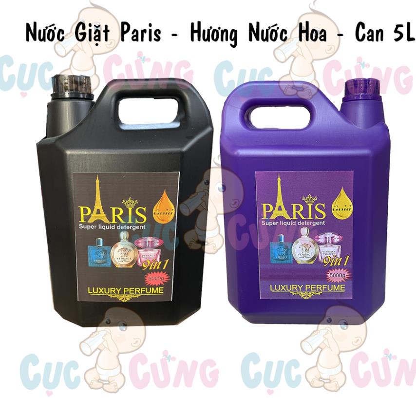 Nước Giặt Paris thơm lâuThái Lan 5L hương nước hoa (TÍM) - hương nước hoa thơm lâu