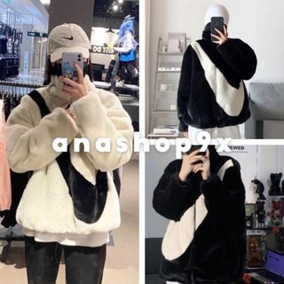 Áo khoác lông vảy 3 màu cổ cao phom rộng unisex mặc mùa đông/ Áo khoác nam nữ tay bồng dáng thụng ulzzang A23 hot