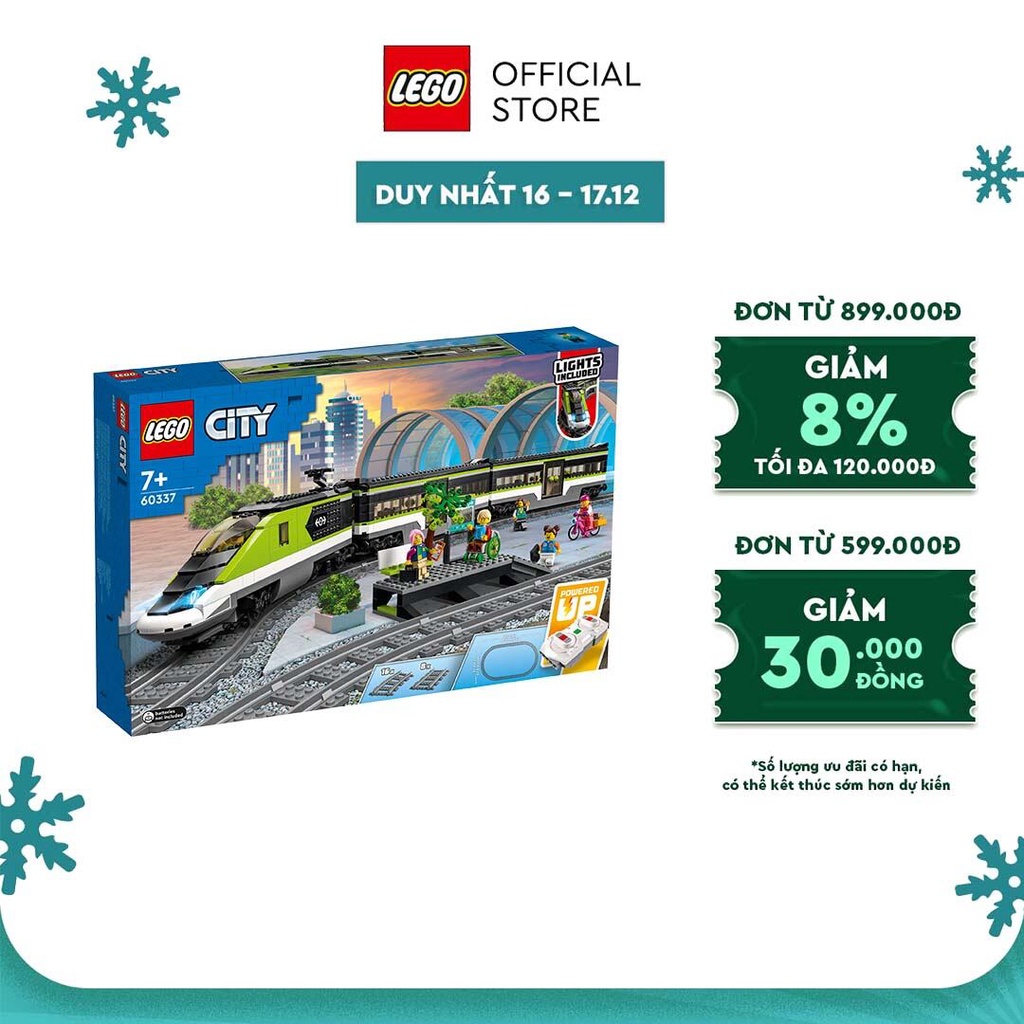 LEGO City 60337 Tàu tốc hành vận chuyển hành khách (764 chi tiết)