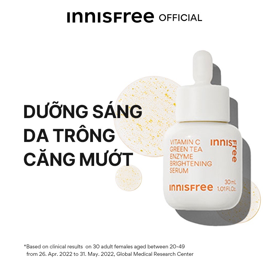 Bộ đôi serum sáng da và chống nắng nâng tông Vitamin C Green Tea Enzyme 30ml & Tone Up No Sebum EX SPF 50+ PA4+ 60 mL