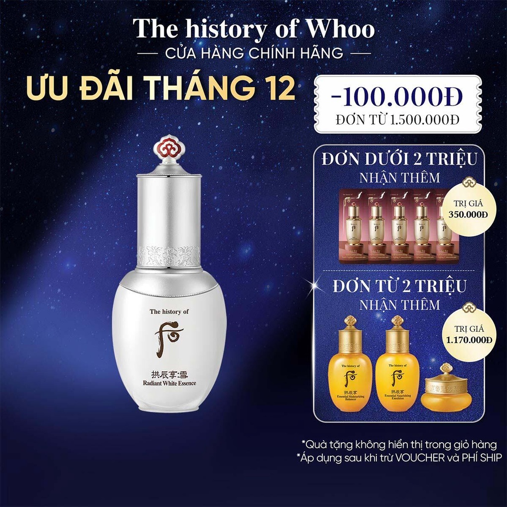 Tinh chất dưỡng trắng da The history of Whoo Gongjinhyang Seol Radiant White Essence 45ml