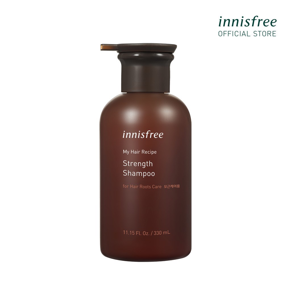 Dầu gội nuôi dưỡng chân tóc innisfree My Hair Recipe Strength Shampoo For Hair Roots Care 330 mL