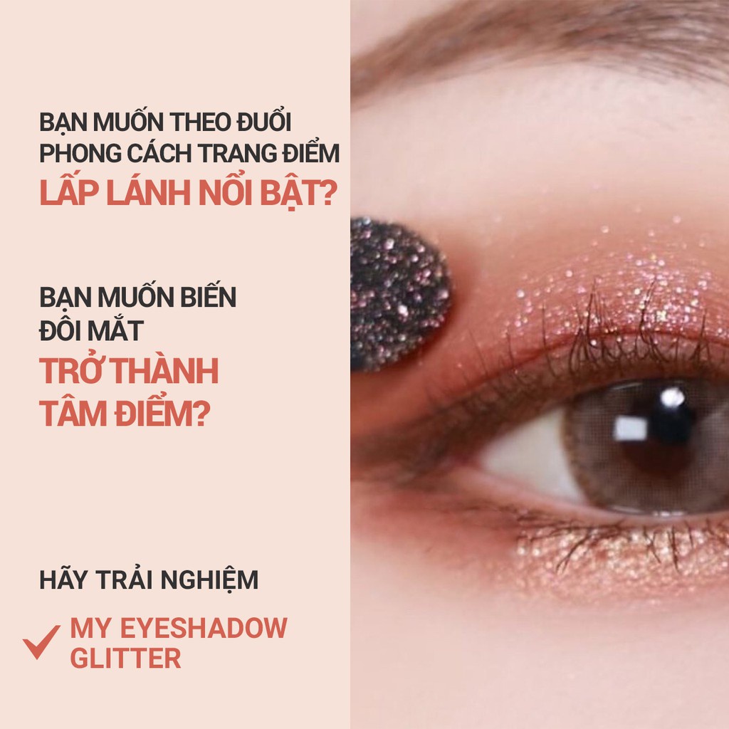 Phấn mắt dạng nhũ Innisfree My Eyeshadow Glitter 1.9g