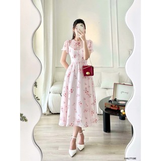 Váy cổ cô tấm bèo vai 1va1771be lep'