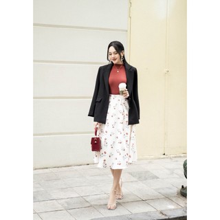 Áo khoác blazer đen 2 lớp_1AK040DE_Lep'